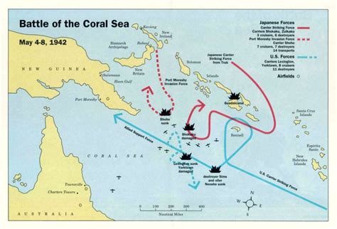 battle of the coral sea facts|tulagi islands japan.